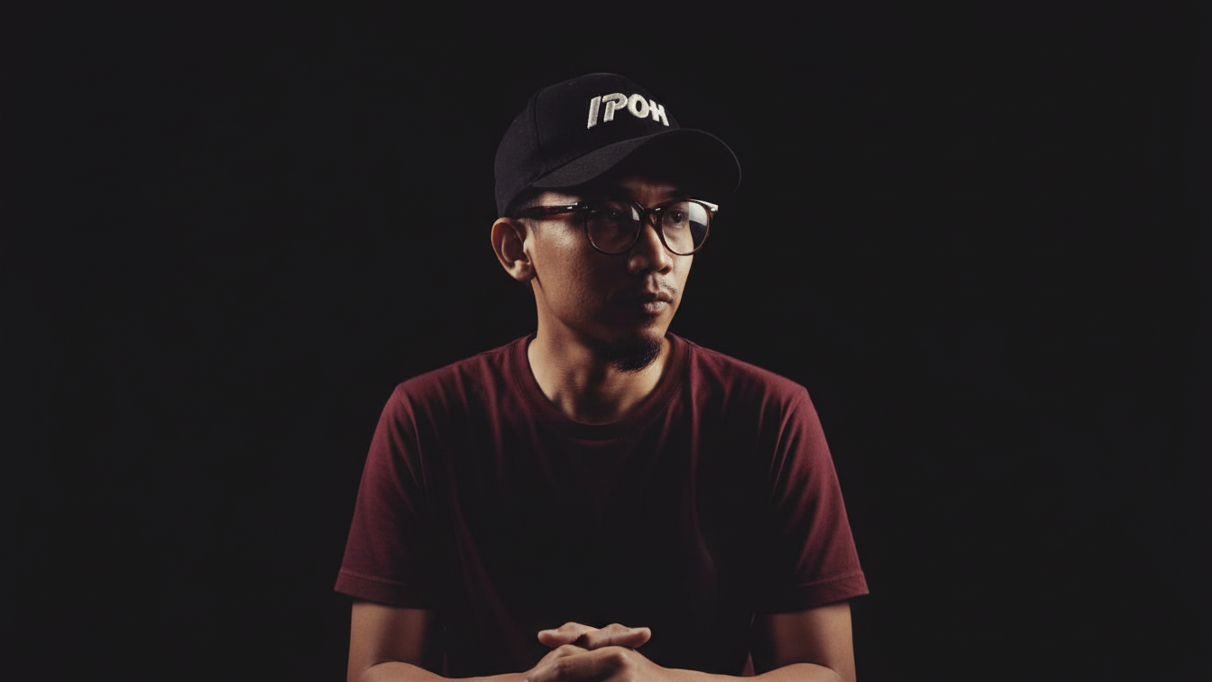 Serious + Baseball cap